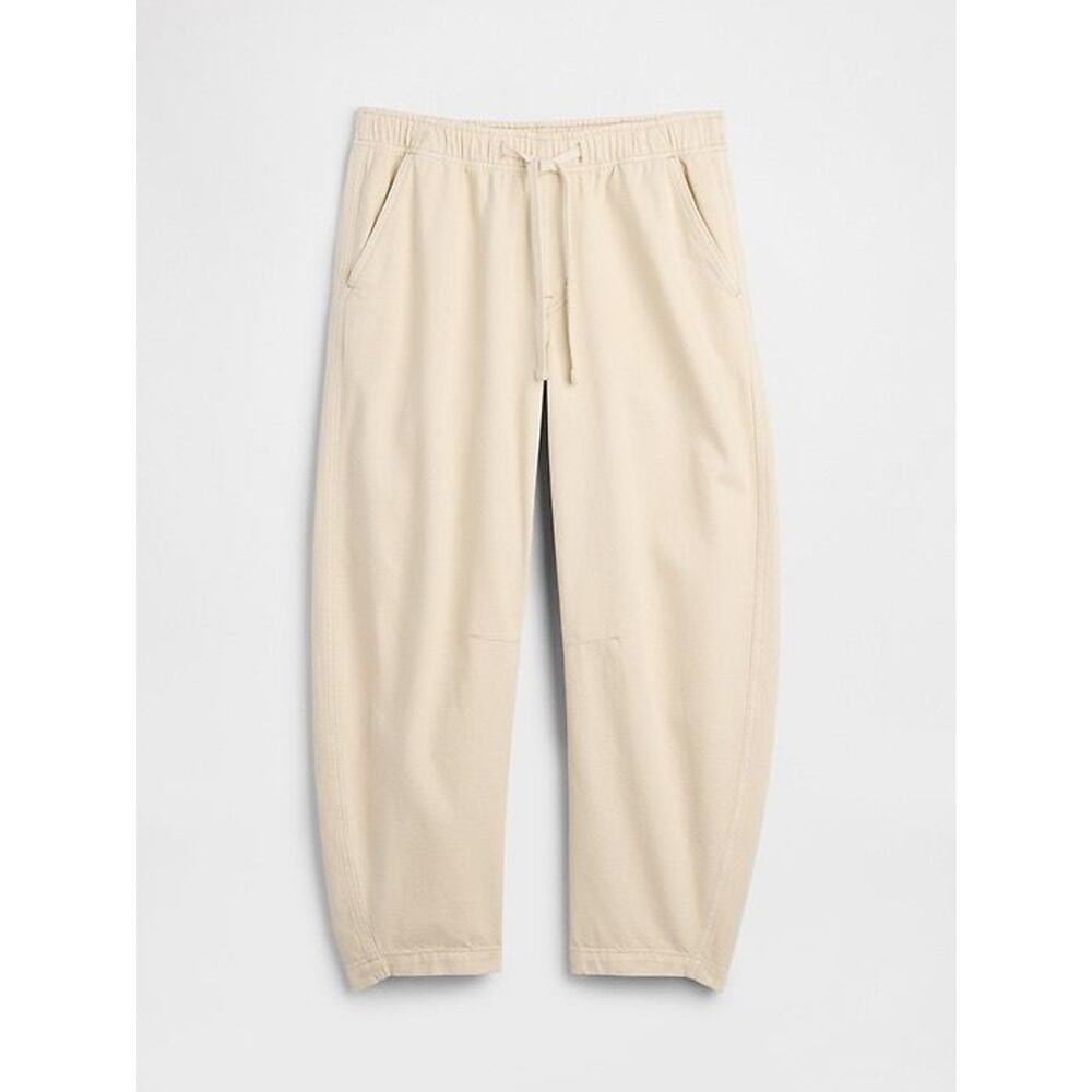 GAP Super Soft Pull On Barrel Pants Cream Size L - Picture 3 of 5